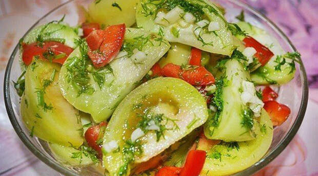 Маринованные зеленые помидоры на зиму. Потрясающая закуска