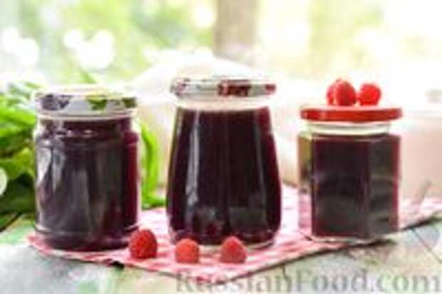 Фото к рецепту: Джем (желе) из малины без загустителей (на зиму) Фото к рецепту: Джем (желе) из малины без загустителей (на зиму)