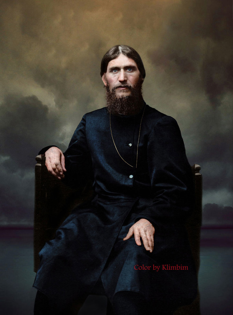 43. Григорий Распутин, 1904 год время, россия, фотография, цвет