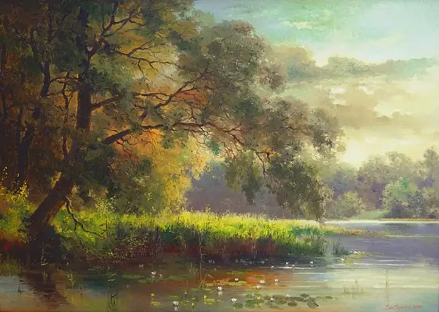 Латвийский художник-пейзажист Jan Bartkevics (Ян Барткевич)