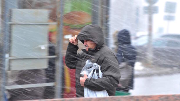 "Оранжевый" уровень опасности, снег и ветер до 23 м/с: сколько в Москве продержится непогода