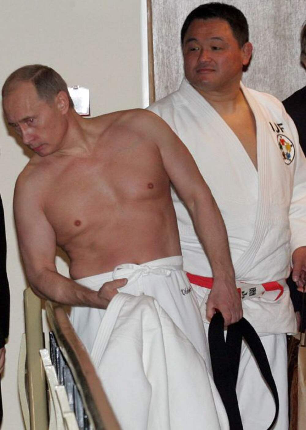 Владимир Путин голый