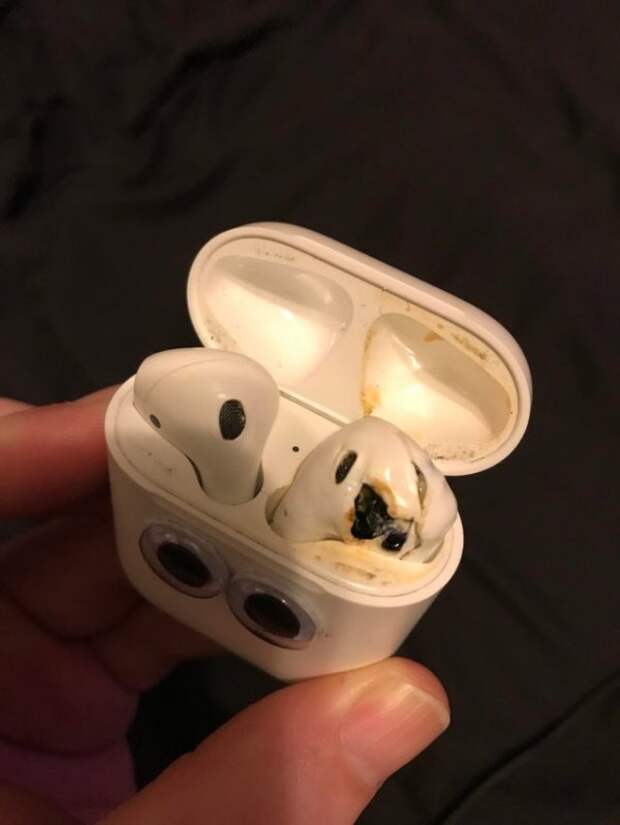 Мой друг спрятал мои AirPods в коробке с куриными наггетсами, которую я отправил в микроволновку, не открывая