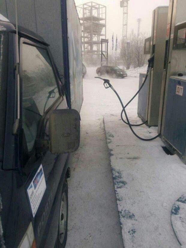Красноречивые снимки прихода настоящей зимы