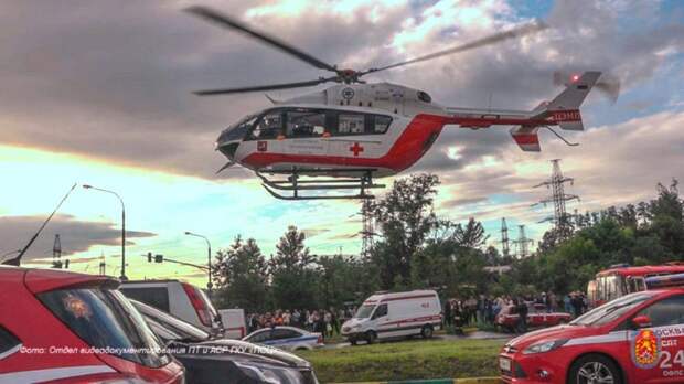 В Москве усиленно развивается санитарная авиация. Фото Департамента ГОЧСиПБ г.Москвы