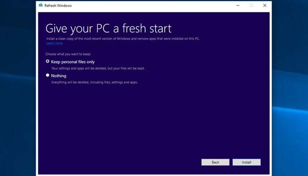 Microsoft выпустила утилиту для «чистой» установки Windows 10