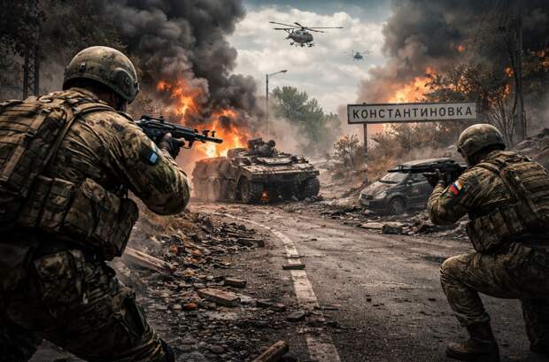 Битва за Константиновку в рагаре, ВСУ несут тяжелые потери при обороне