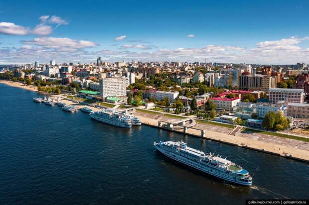 Фото Самары с высоты — космический город на Волге