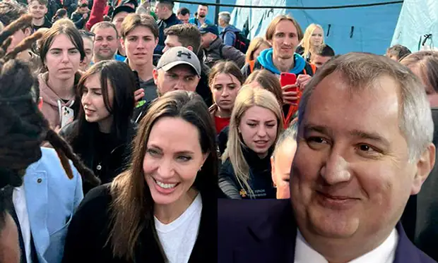 Зачем Анджелина Джоли приехала на Украину и что за стихи ей посвятил Рогозин? 