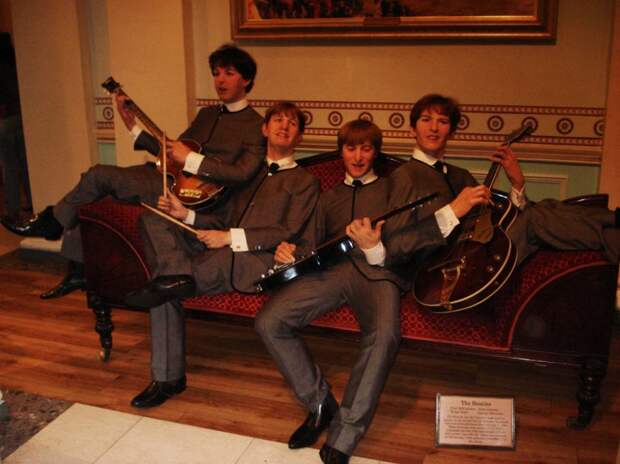 beatles в музее тюссо