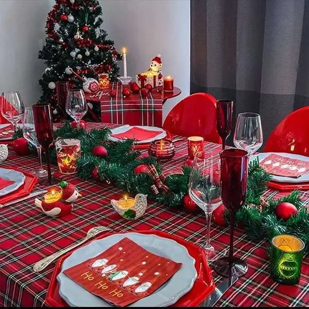 Идеи для новогоднего стола 2023-2024: оригинальные декорации и сервировка для праздничного ужина