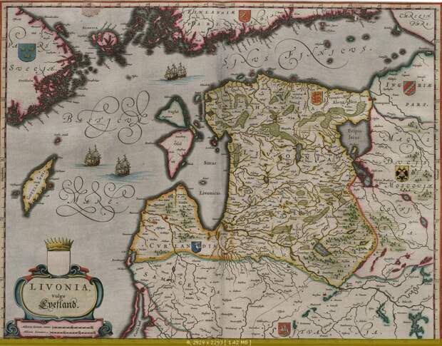 1657 год Атлас Блау (1654-1660)