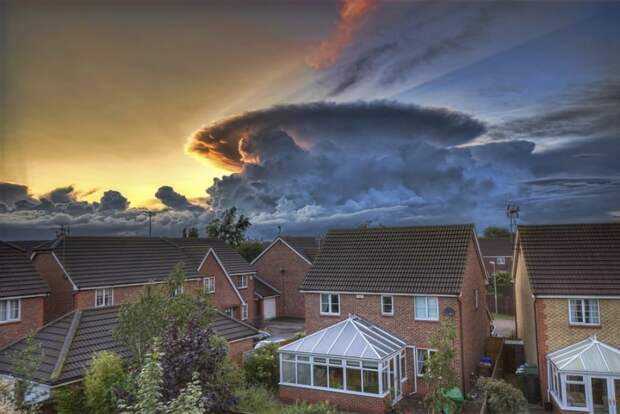 учево-дождевые облака, Беверли, Англия