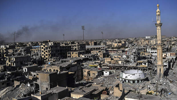 Панорама Ракки, Сирия. Архивное фото