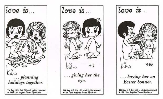История создания комиксов Love is…