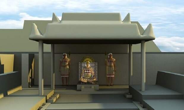 Король на троне в Тукуме, реконструкция. Guida ARCHEO Король на троне в Тукуме, реконструкция. Guida ARCHEO