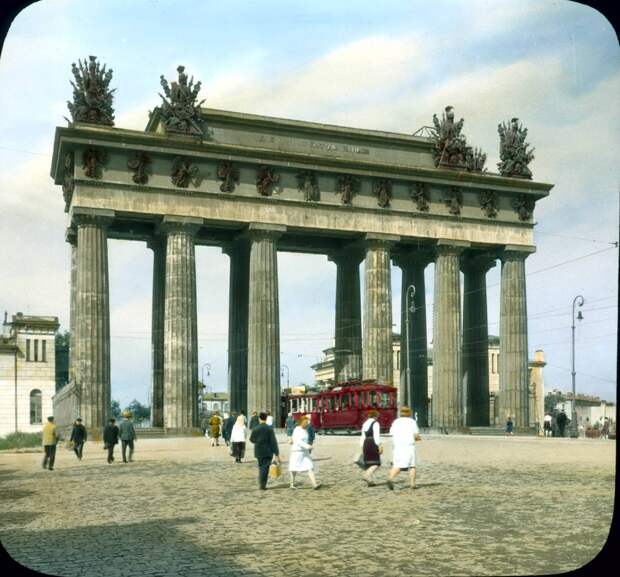 Санкт-Петербург. Московские Триумфальные ворота в честь победы над Турцией в 1828