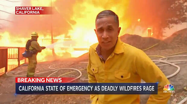 NBC: в Калифорнии десятки тысяч людей эвакуированы из-за опустошительных лесных пожаров