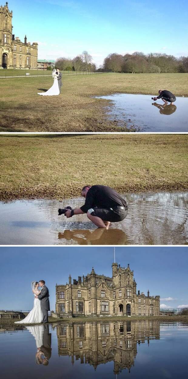Свадебные фотографы: жизнь ради удачного снимка! Свадебные фотографы: жизнь ради удачного снимка! риск, свадьба, трюк, фотограф