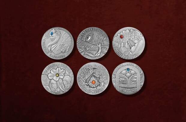 Белорусские монеты с сюжетами из сказок./Фото: sobkor.net