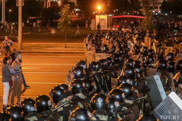 Протесты в Минске. 10.08.2020. Ночь