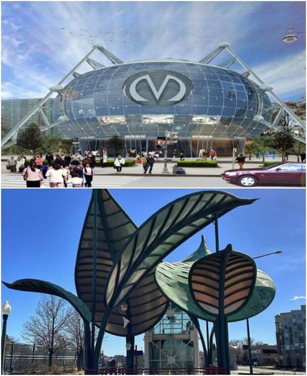 Футуристический полет фантазии архитекторов при проектировании вестибюлей станций метро способствует эстетическому разнообразию городской среды. Футуристический полет фантазии архитекторов при проектировании вестибюлей станций метро способствует эстетическому разнообразию городской среды.