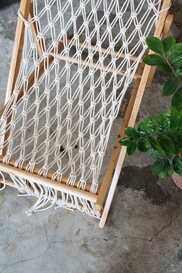 Макраме шезлонг Diy