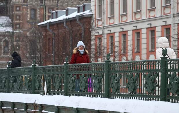 В Санкт-Петербурге зафиксировали самую низкую с начала зимы температуру