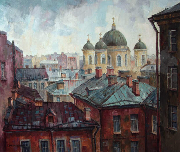 Художник Анна Сморыгина. Цветы из «чёрного города»