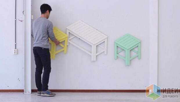 Складные стулья: из 2D в 3D