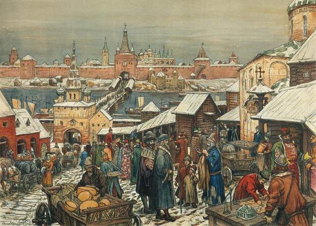 Торг в Нижнем Новгороде. 1908-1913