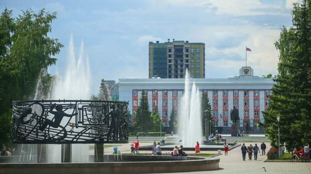 Фонтан в Барнауле / Фото: amic.ru  