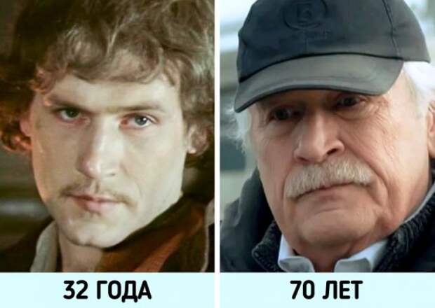 Отечественные знаменитости в молодости и сейчас