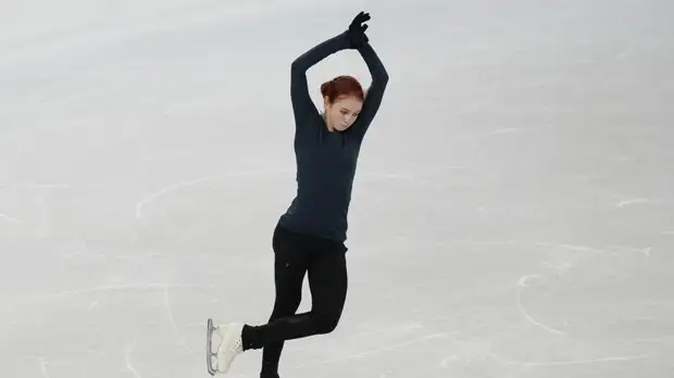 Трусова приземлила пять четверных в произвольной программе на тренировке в Пекине