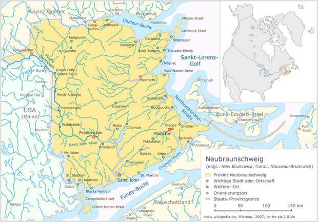 Результатом этого конфликта стала маркировка американо-канадской границы. /Фото: wikipedia.org