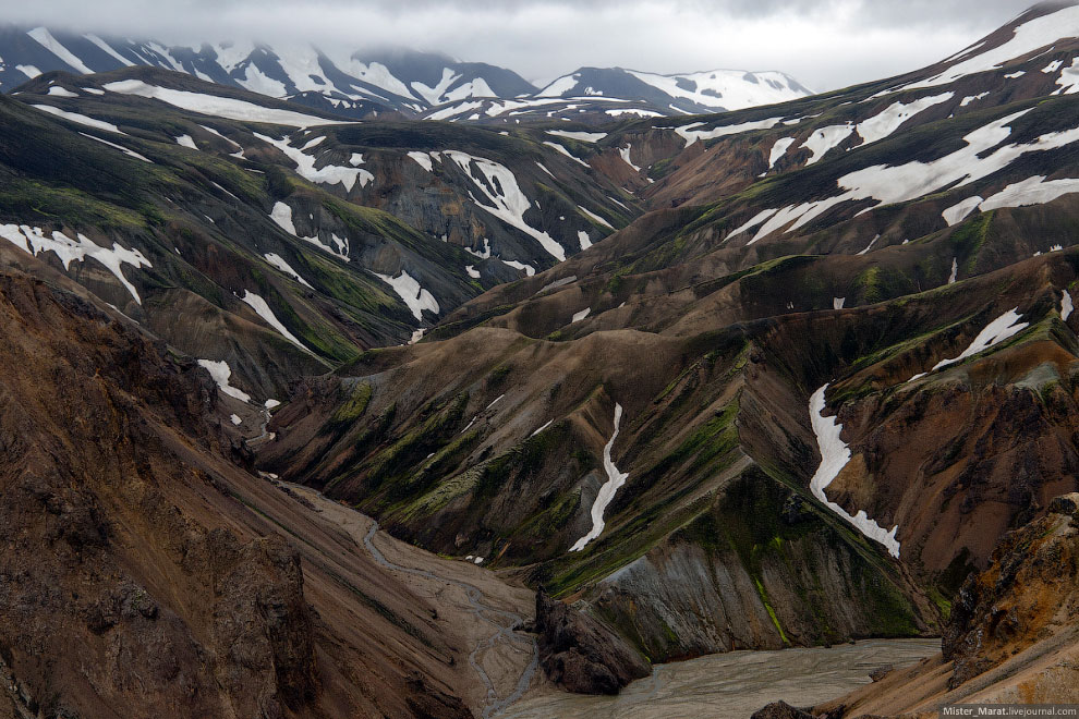 Марсианская Исландия: путешествие к долине Landmannalaugar