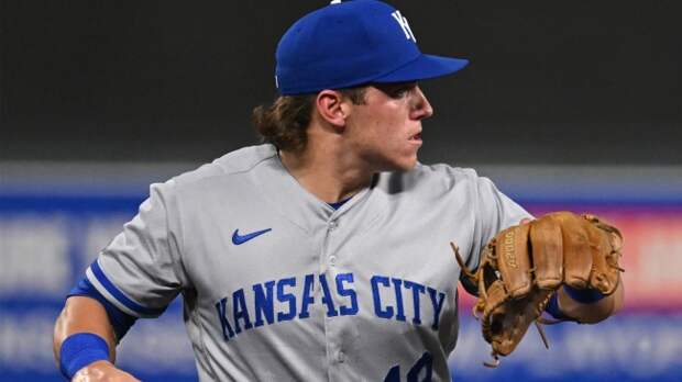 Kansas City Royals second baseman Nate Eaton