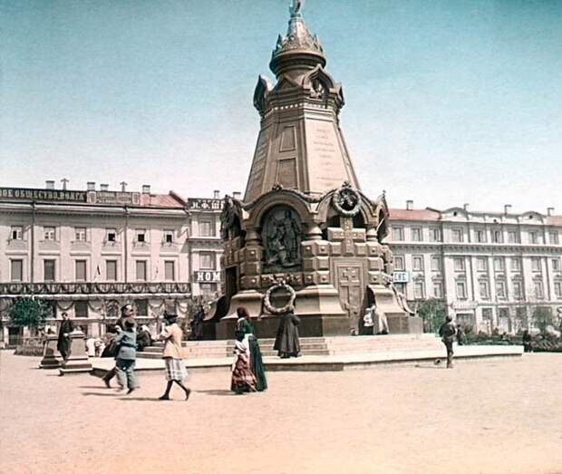 Памятник героям Плевны. Москва, 1896 г. история, прошлое, фото