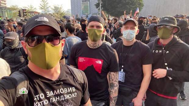Что делают украинские радикалы на протестах в Гонконге