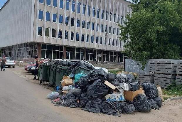 Владимир Пеньков возмутился тем, что мусор не вывозят даже из центра Тамбова