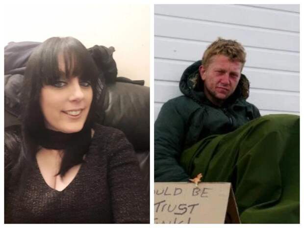 Женщина остановилась, чтобы поговорить с бездомным и нашла любовь всей своей жизни