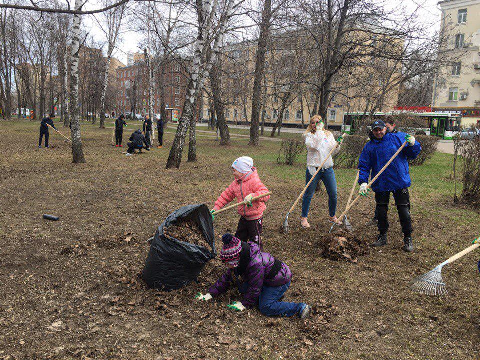 Субботник/ фото предоставлено управой