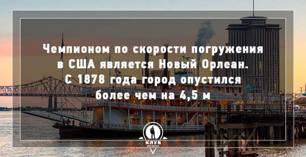 12 фактов о городах, которые уйдут под воду