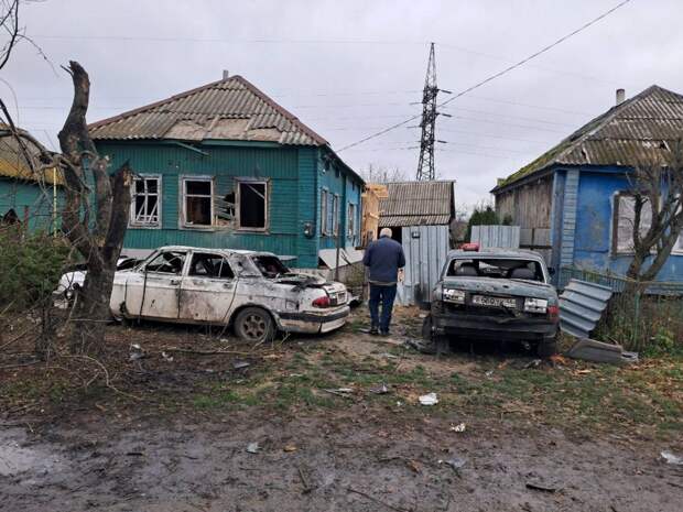 В результате атаки ВСУ на Льгов Курской области повреждены 6 домов и 2 авто