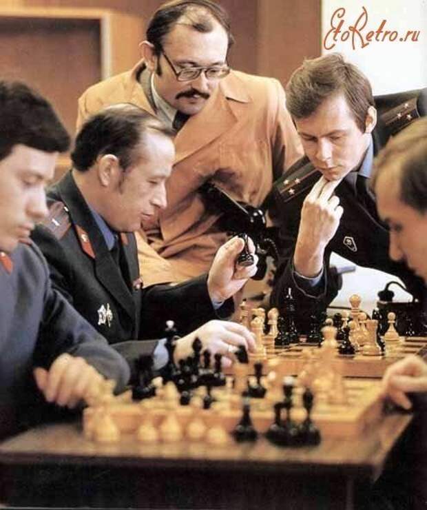 Москва. Милиция. Соревнования по шахматам. 1971 г. история, события, фото