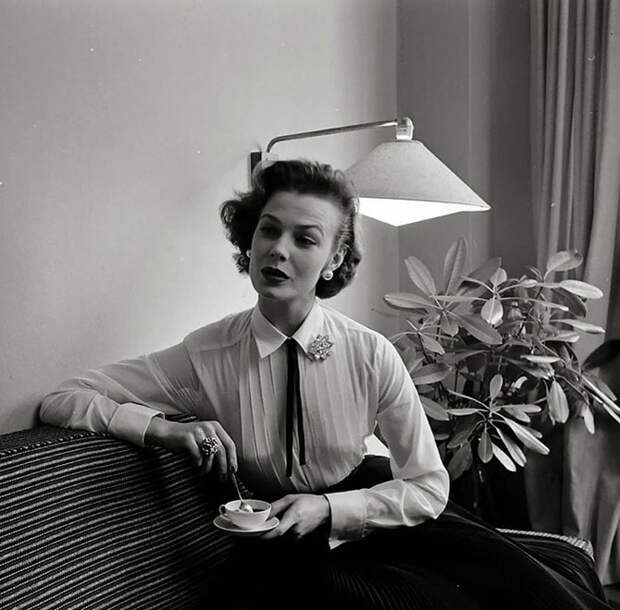 Женские образы 1940-1950-х годов на снимках гениальной Нины Лин