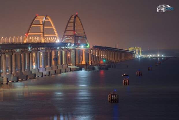 Длина Крымского моста – 19 километров. Фото:most.life