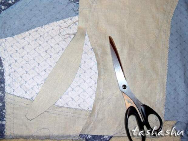 Создаём "кривое" лоскутное полотно и шьём «бохо» юбку из старых джинсов