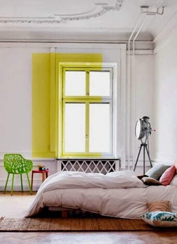 Добавление цвета на стену, потолок, пол или мебель принято считать самой быстрой и эффектной «встряской» для скучной атмосферы.-4
