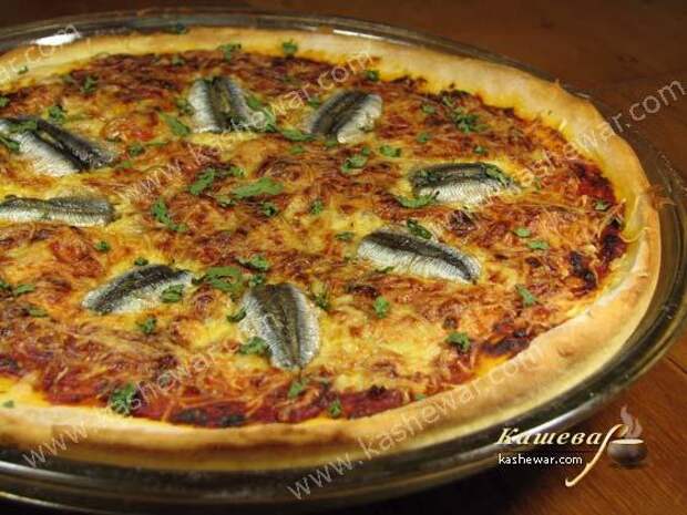 Пицца с анчоусами Пицца с анчоусами – рецепт с фото, итальянская кухня